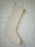 Coral Stocking with Hand Beading - ARCADIA HOME